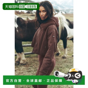 女款 Navigator保暖舒适纯色翻领夹克 w4750rBlack yoga alo