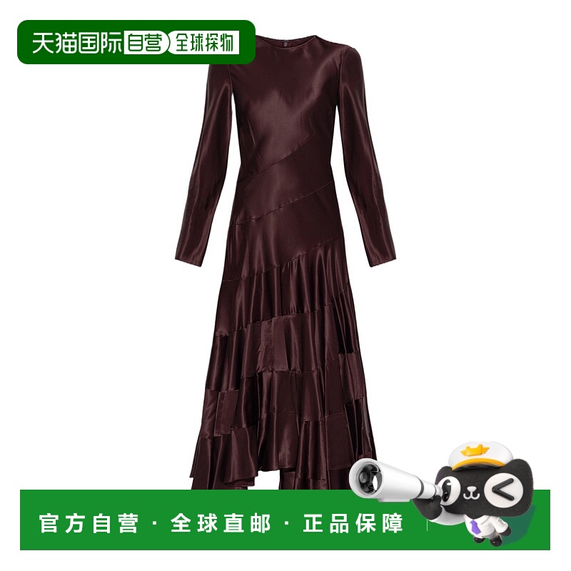 1h可退 TORY BURCH 女士连衣裙 176403600 CO 深棕色 ABITI