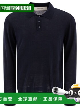 1h可退 潮奢 GOLDEN GOOSE 男士 徽标长袖polo衫 GMP01353P001041
