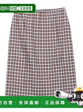 PRADA 女士半身裙 P179Y173NSOOOF0SV4 SS2025 花色长裙a字裙