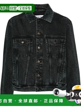 LOEWE 男士夹克 H526Y50W261100 SS2025 黑色 Loewe Anagram Cut-