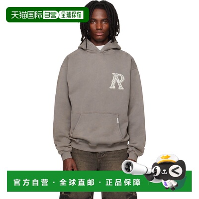 Represent 男士 棕色 Western Initial 连帽衫 MLM100619DUSTYBRO