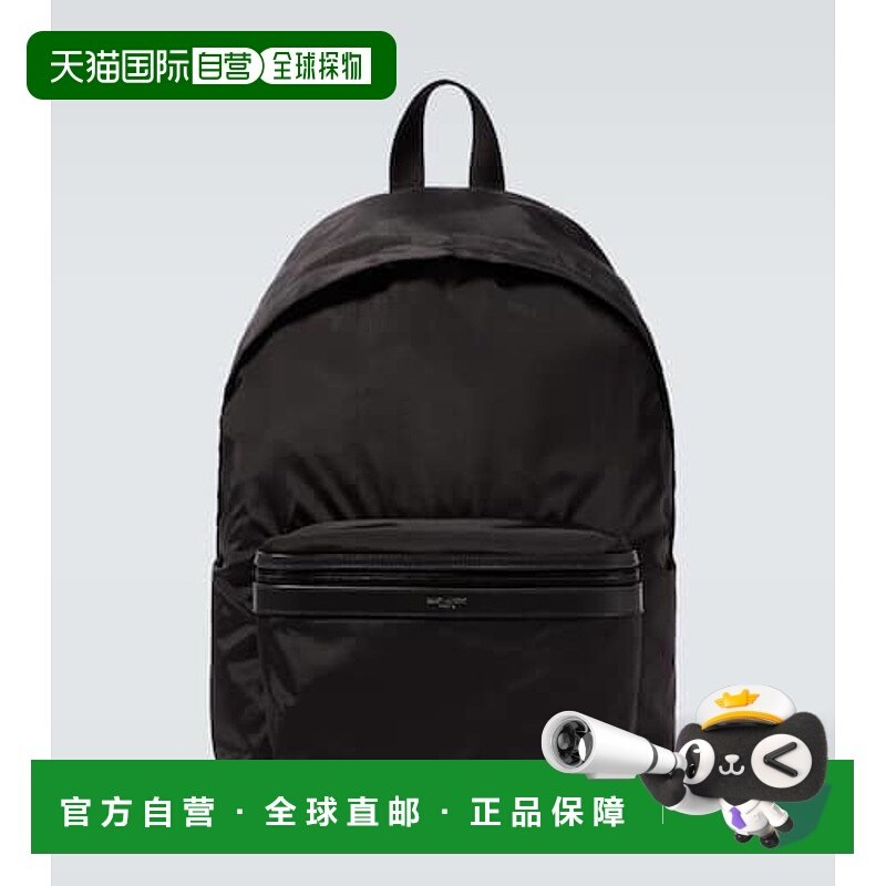 1h可退 潮奢 Saint Laurent 圣罗兰 男士 City ripstop 皮革饰边