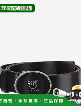 PINKO 女士腰带 105478A2QLZ99L AW2025 黑色 Cintura con fibbia