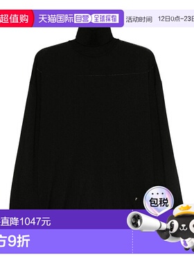 1h可退 MOSCHINO 女士针织衫 90755010555 AW2025 黑色 Sweater