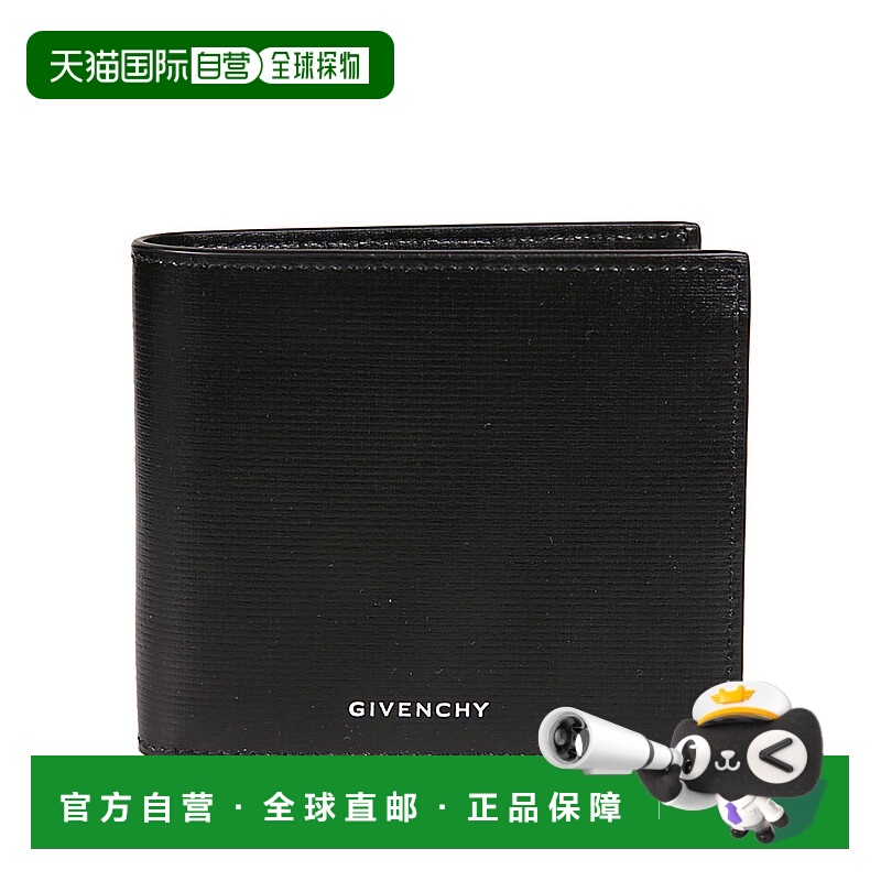 1h可退 GIVENCHY 男士钱包 BK608NK1T4001 SS2025 黑色纪梵希