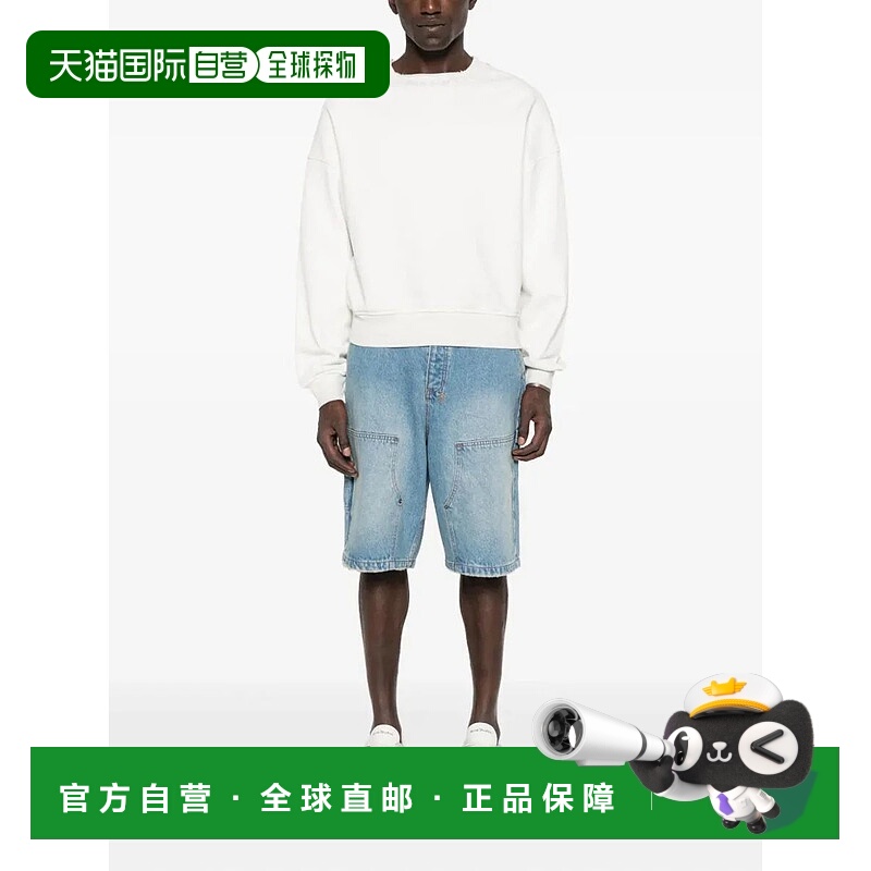 1h可退 PALM ANGELS 男士T恤 PMBA08KF25FLE001030BOFFWHITEIVORY