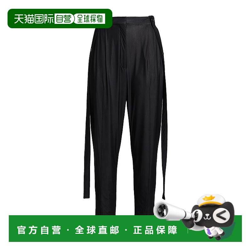 1h可退 潮奢 Burberry 巴宝莉 女士 休闲长裤 black黑色 舒适时尚