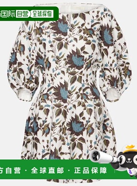 1h可退 潮奢 FAITHFULL THE BRAND 女士 Lowen 亚麻迷你连衣裙