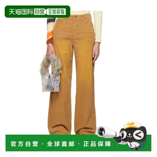 AW2022 WDDP322392WCM 棕色 女士休闲裤 WE11DONE