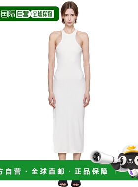 1h可退 潮奢 Courreges 女士 白色 Scuba 90's Rib 连衣裙 125JRO
