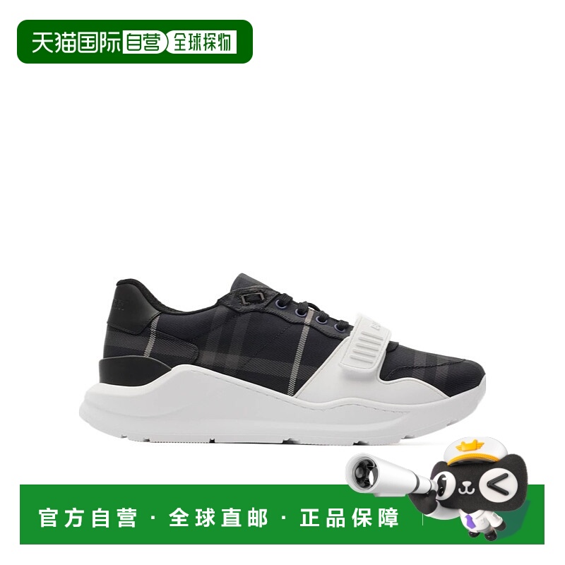 1h可退 BURBERRY 男士运动鞋 81143291 AW2025 白色 格纹运动鞋