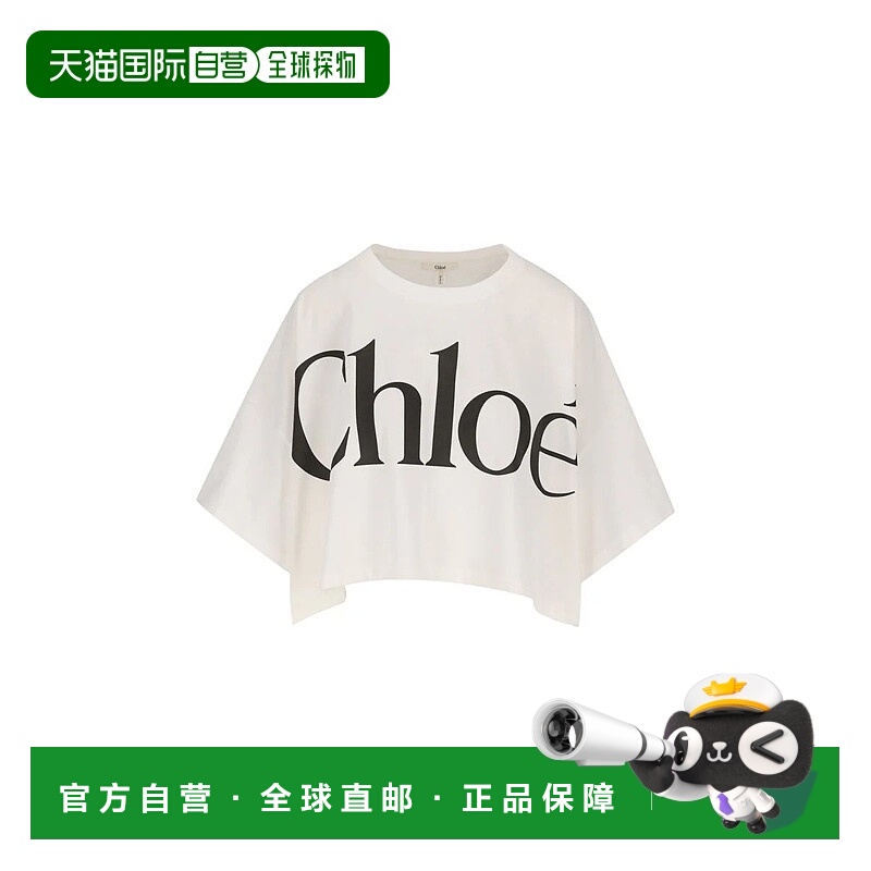 CHLOÉ 女士T恤 CH24AJH09183101P26 SS2026 白色 Chloe T-Shirt A