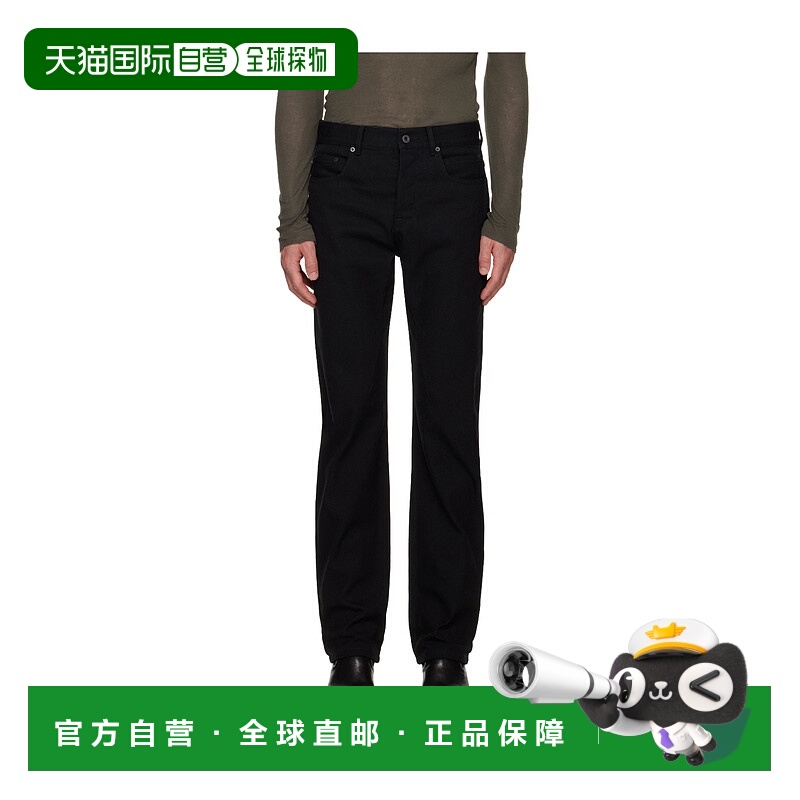 1h可退 RICK OWENS 男士休闲裤 RL02E1322CTW09 AW2025 黑色