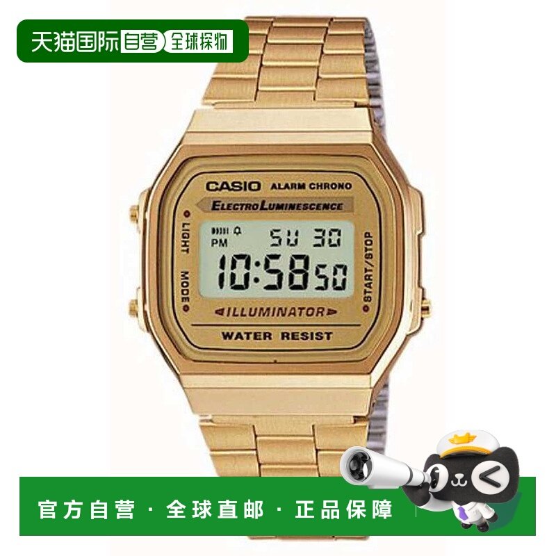 卡西欧/Casio A168WG-9W 手表新款