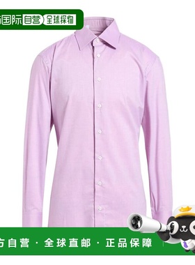 1h可退 潮奢 Brioni 布里奥尼 男士 纯色衬衫 pink粉色 舒适时尚