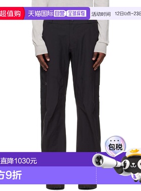 1h可退 潮奢 arc'teryx 始祖鸟 男士 黑色 Cronin Cotton 长裤 X0