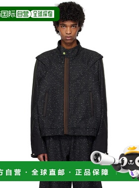 1h可退 潮奢 kiko kostadinov 男士 黑色 Solix 夹克 KKSS25J0546