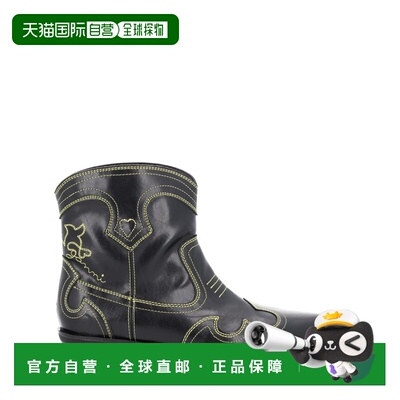 GANNI 女士靴子 B1010028358 SS2026 黑色 