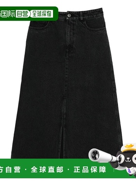 A.P.C. 女士半身裙 COHDKF06423LZE AW2025 黑色 JUPE GEORGIA