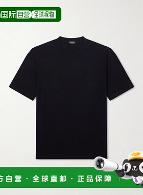 潮奢 zegna 杰尼亚 男士 棉针织T恤 UH335A3H771