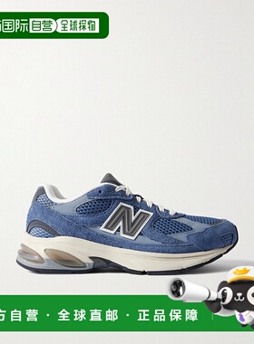 1h可退 潮奢 New Balance  男士 ABZORB 2010 皮革边网纱绒面革运