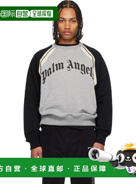 1h可退 潮奢 Palm Angels 棕榈天使 男士 灰色 Curved Logo Track