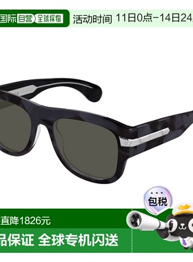 1h可退 GUCCI 男士太阳镜 GG1517S007 SS2025 黑色 GG1517S古驰