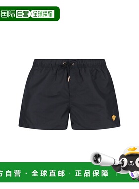 1h可退 潮奢 versace 范思哲 男士 clothing 海滩黑色泳装 101888