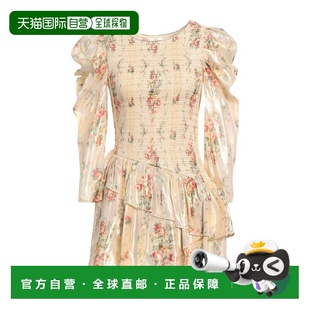 1h可退 潮奢 LOVESHACKFANCY 女士 短款连衣裙 metal金属色 舒适