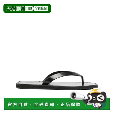 THE ROW 男士拖鞋 F2145L60CBLK SS2026 黑色 平底人字拖男鞋