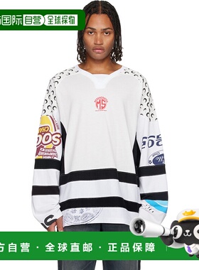1h可退 潮奢 Marine Serre 男士 白色 Regenerated Graphic Jerse