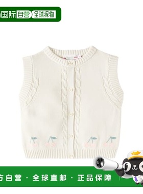 1h可退 潮奢 Bonpoint 女童 Erini 刺绣棉质背心童装