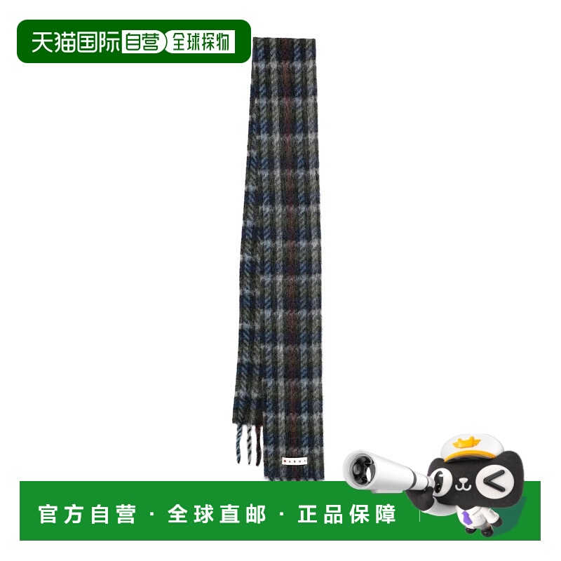 1h可退 MARNI 男士围巾 SCZC0077Y0UAW050CHB50 AW2025 花色羊毛