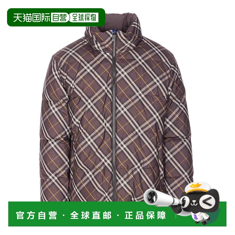 1h可退 BURBERRY 男士羽绒服 8115565 AW2025 棕色 Brown Snowdow