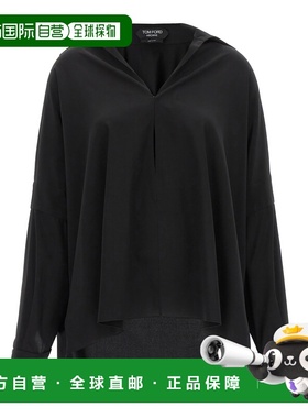 TOM FORD 女士衬衫 CA3252FAX1092LB999 AW2023 黑色