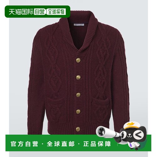 Brunello Cucinelli 布内罗 古奇拉利 男士 粗线针织羊绒针织开衫