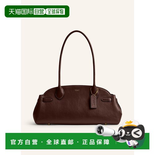 1h可退 COACH 女士手提包 100290691515002 CO 深棕色 EMPIRE han
