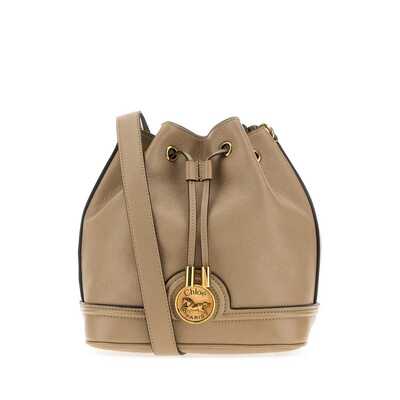 香港直邮CHLOÉ 女士手提包 CH25AS792O3720E AW2025 米白色 Cappu