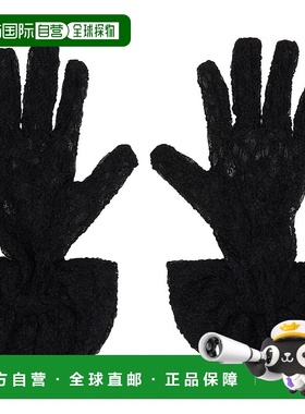 1h可退 潮奢 Anna Sui 安娜苏 女士 黑色 Short 手套 1125L94