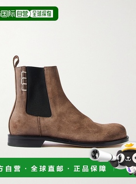 1h可退 潮奢 J.W. Anderson 男士 打蜡皮革切尔西靴 CT0003LA0319