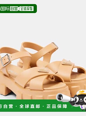 1h可退 潮奢 Prada 普拉达 女士 Monolith 防水台凉鞋