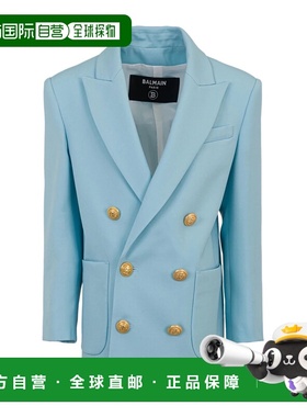 BALMAIN 男童夹克 BW2P04I019660AOR SS2025 蓝色 长袖西装外套