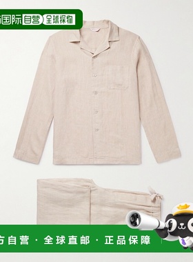 1h可退 潮奢 Derek Rose 德里克 罗斯 男士 Sicily 1 亚麻睡衣套