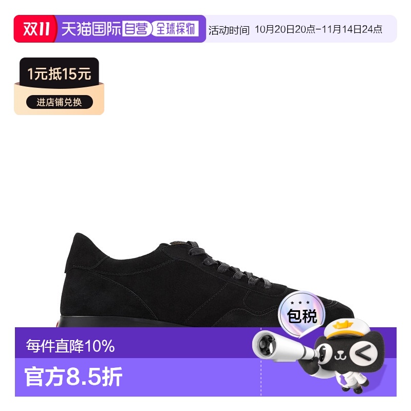 1h可退 TOD'S 男士运动鞋 XXM79K0Z281U7Z9999 AW2025 黑色