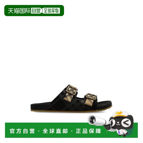 BURBERRY 男士凉鞋 8118890A1189BLACK CO 黑色 Flip-flops with