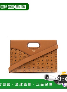MCM 女士斜挎包 MWTESAK01CO0COGNAC CO 棕色 ?Visetos? shoulder