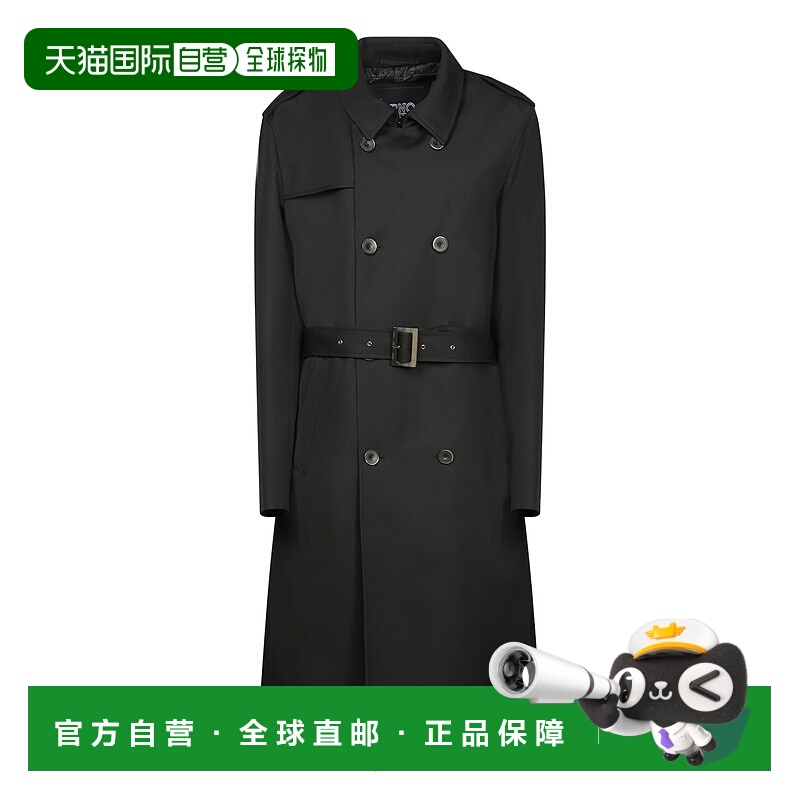 1h可退 潮奢 Herno 男士 双排扣大衣 IM000344U12625羊毛