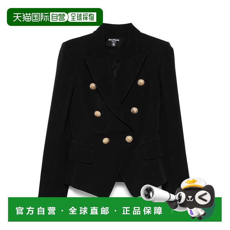 1h可退 BALMAIN 女士外套 FF1SI505WC090PA AW2025 黑色