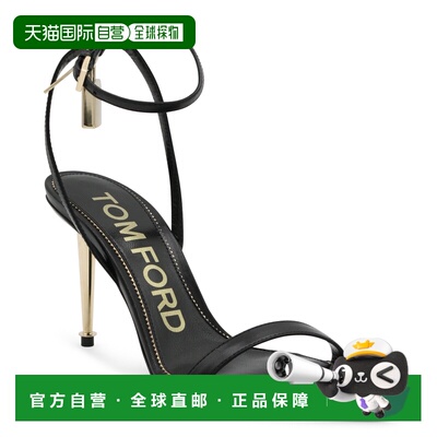 TOM FORD 女士凉鞋 W2748LKD002PNAA SS2026 黑色 Pointed-Toe Sa